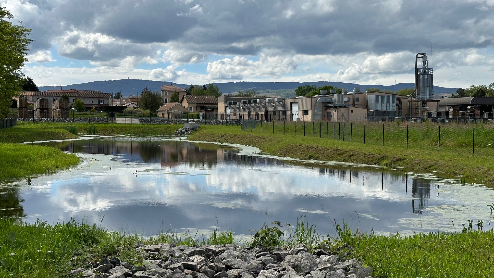 Les réserves d'eau montrant nos engagements en faveur du développement durable